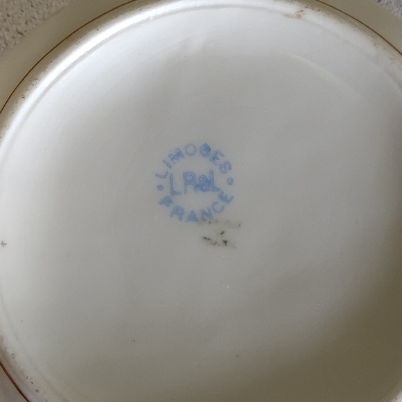 Firm Final price!*Porcelain Limoge powder jar(FR) - Picture 5 of 5